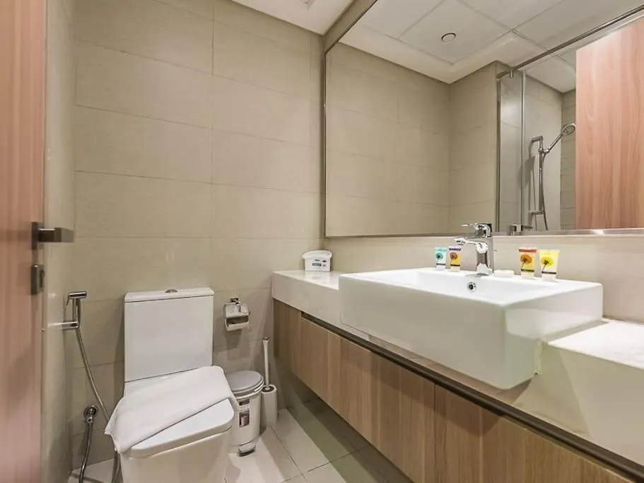 Appartamento Relaxing Studio Retreat In Vibrant Meydan City Dubai